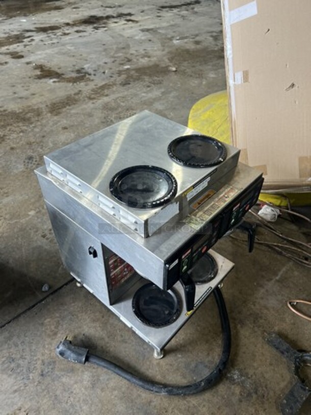Bunn Dual Brewer Coffee Machine! 4 Pot Warmering Stations! Digital Brewing Control! On Legs!  - Image 4 of 5