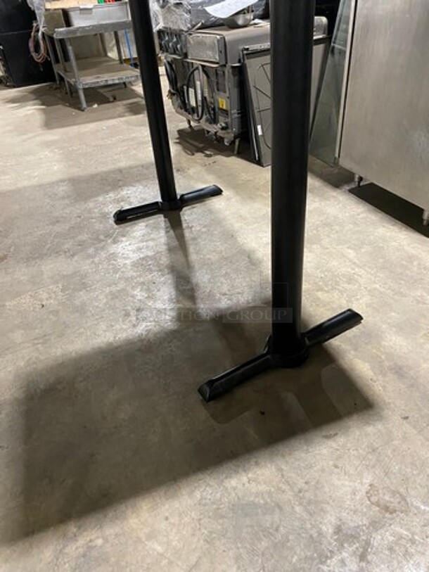Brand New! Red Oak 30 By 60 Rectangular 1.5 Inch Thick BUTCHER BLOCK Style BAR HEIGHT Dining Table! On Double Legs!  - Image 6 of 10