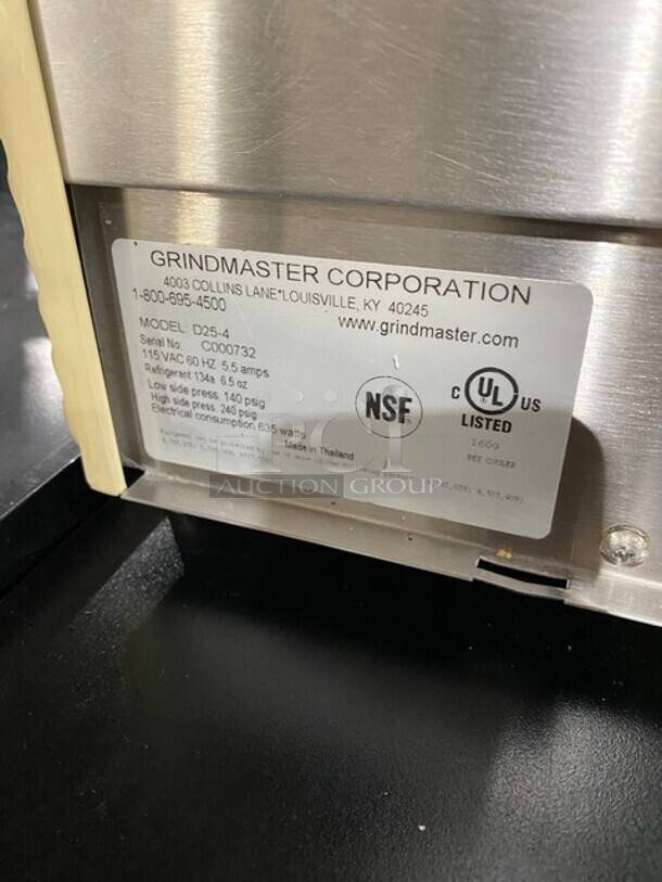 Crathco Commercial Countertop Dual Hopper Beverage Dispenser! With Poly Drip Tray! Clear Poly Jugs! Stainless Steel Body! Model: D254 SN: C000732 115V - Image 6 of 9