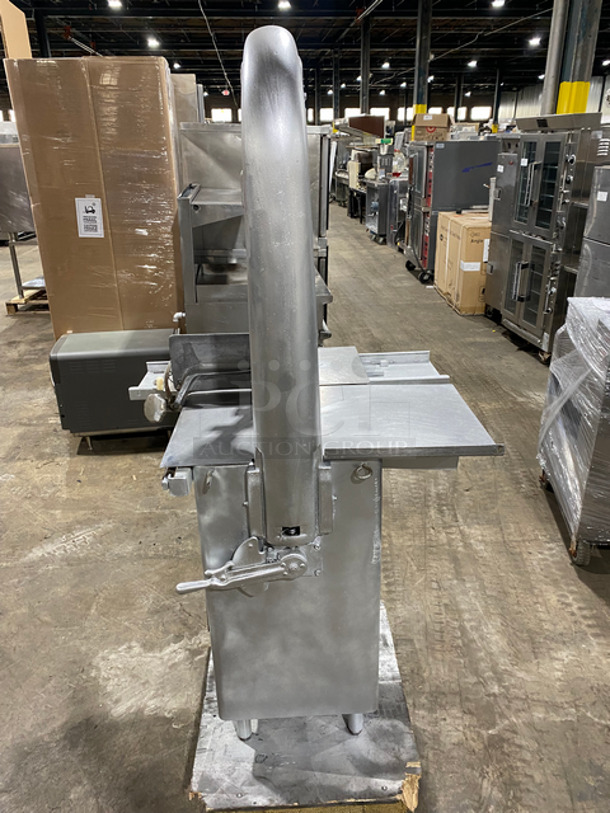 WOW! Biro Commercial Floor Style Heavy Duty Meat Band Saw! All Stainless Steel! On Legs! 208V 3 Phase - Image 3 of 10