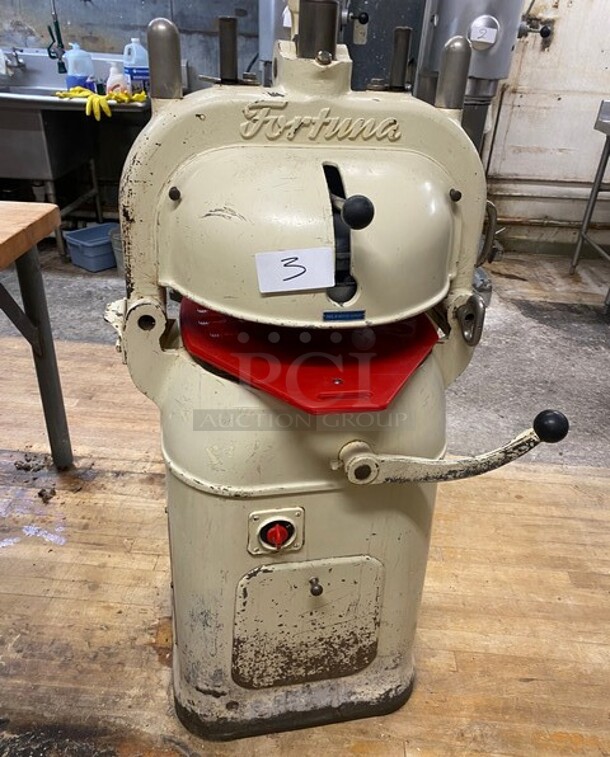 Sweet! Fortuna Commercial Floor Style Semi-Automatic Dough Divider! With Rounding Plate! Working When Removed! - Image 1 of 7