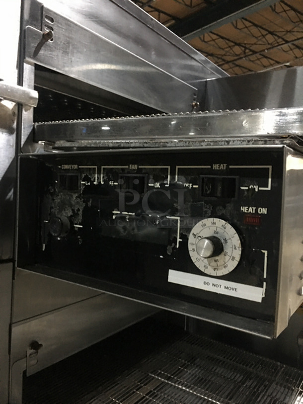 NICE! Lincoln Impinger Eletcric Powered Double Deck Conveyor Pizza Oven! With Storage Area Underneath! All Stainless Steel! On Casters! 2x Your Bid! Working When Removed! - Image 7 of 12