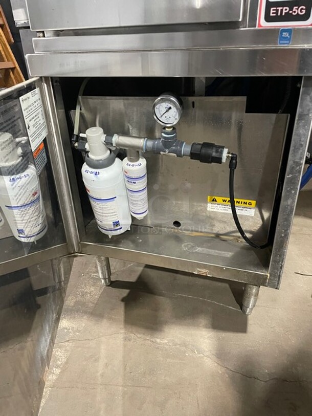 Sweet! Market Forge Commercial Natural Gas Powered Single Door Cabinet Steamer! All Stainless Steel! On Legs! Model: ETP-5G SN: 228245! - Image 7 of 12