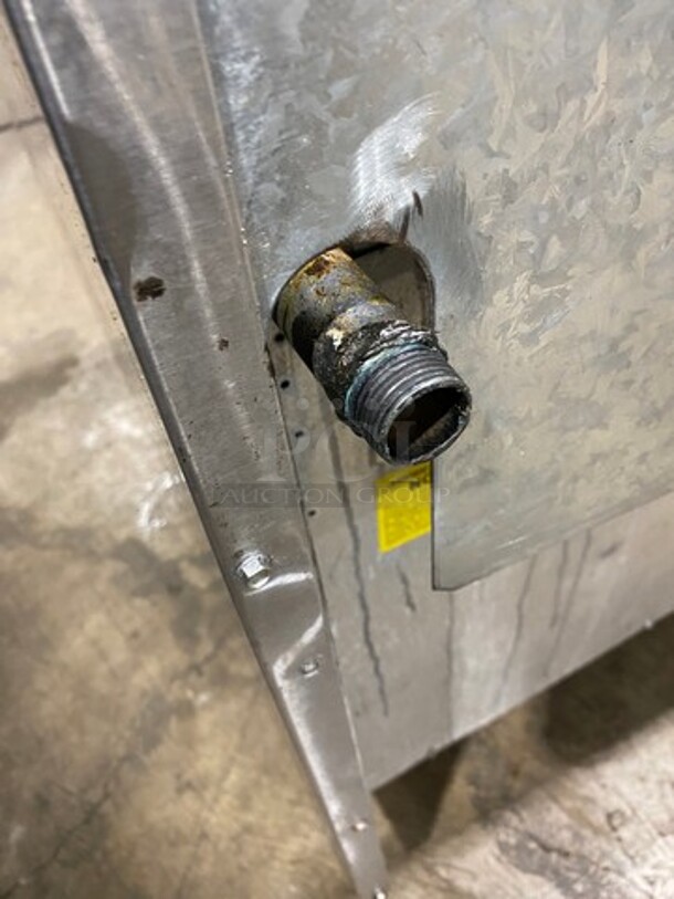 American Range Commercial Natural Gas Powered 10 Burner Stove! With Raised Back Splash! With 2 Full Size Oven Underneath! Metal Oven Racks! All Stainless Steel! On Casters! - Image 10 of 10