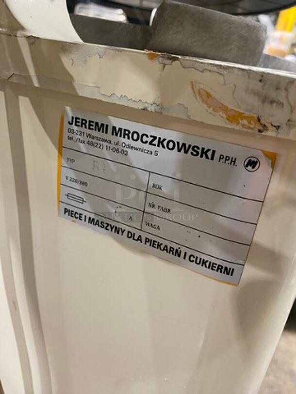 Jeremi Commercial Floor Style Heavy Duty Dough Divider! WORKING WHEN REMOVED! 220/380V - Image 7 of 9