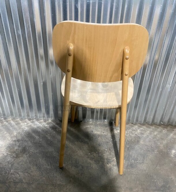 NEW! Stackable Ins Wind Backrest Restaurant Chair! 2x Your Bid! - Image 3 of 6