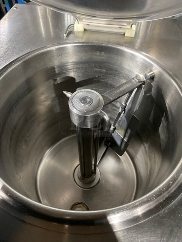 FAB! Carpigiani Commercial Floor Style Gelato Cream Cooker/Pasteurizer! All Stainless Steel! Model PASTOCREMA 55 Serial 387735! 220V 3 Phase! On Casters! - Image 5 of 10