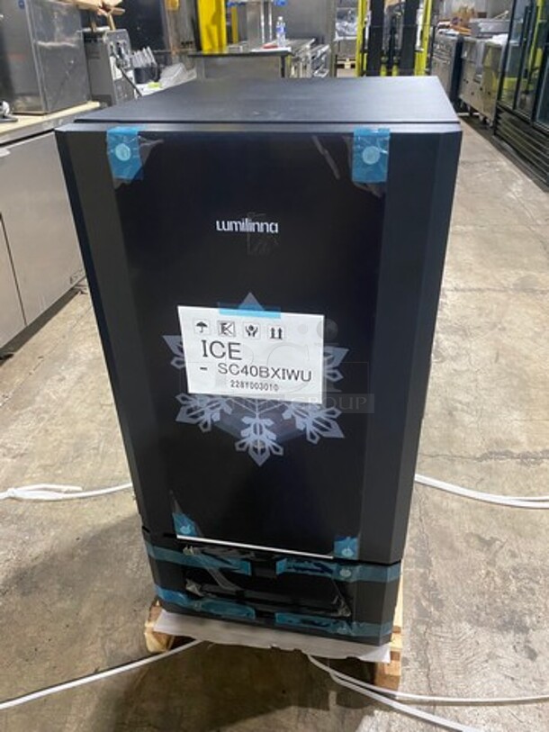 BEAUTIFUL! UNIQUE FIND! SCRATCH-N-DENT! Lumilinna Commercial Countertop/ Undercounter Single Door Slush Cooler! Using Very Precise Temperature Control, Lumilinna Can Hold Beverages Below Freezing — Without Freezing Them Solid. Water Normally Freezes At 32°F, But By Maintaining This Temperature, Lumilinna Can Store Beverages To The Coldest Temperature That Once Opened, Ice Crystals Form! Supercooled Products Crystallize When Poured, Producing A Soft Delicate Ice Slush! Model: ICESC40BXIWU 115V 60HZ 1 Phase - Image 3 of 8