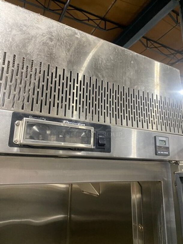 WOW! NEW! NEVER USED! Hobart Commercial Electric Powered Single Door Roll In Rack Proofer/ Warmer Holder/ Hot Food Storage! Solid Stainless Steel! Model: QESADHL SN: 321068378 120/208V 60HZ 1 Phase - Image 8 of 10