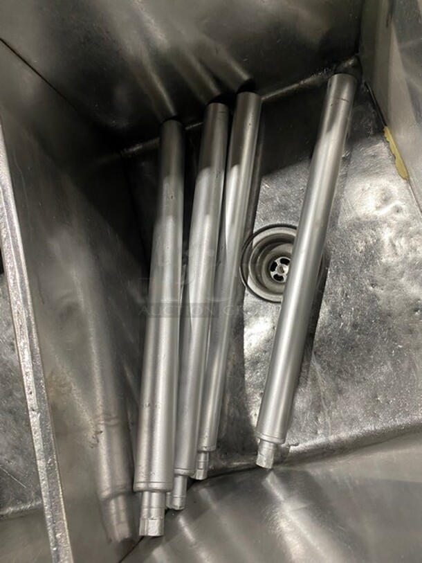 Stainless Steel 3 Bay Sink With Legs! - Image 7 of 8