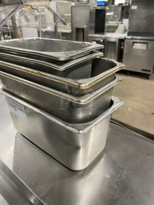 ALL ONE MONEY! Assorted Size Commercial Steam Table/ Prep Table Food Pans! All Stainless Steel! - Image 2 of 7