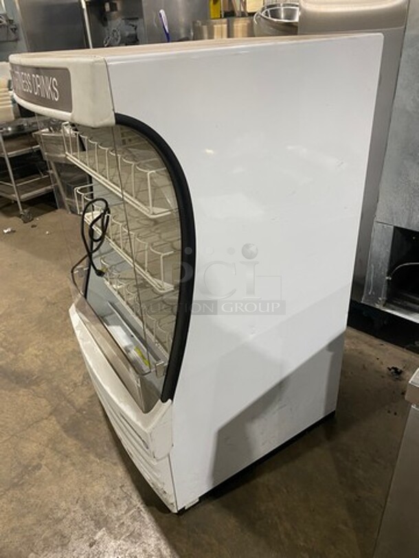 Beverage Air Commercial Refrigerated Open Grab-N-Go Drink Display Case! With Poly Drink Racks! Model: BZ131W SN: 11613267 115V 60HZ 1 Phase - Image 3 of 7