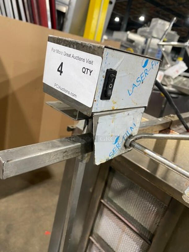 LATE MODEL! 2018 Axis Commercial Natural Gas Powered Kebab/ Gyro Machine! All Stainless Steel! Model: AXVB4 SN: 885900GD4UL180162! Working When Removed! - Image 8 of 10