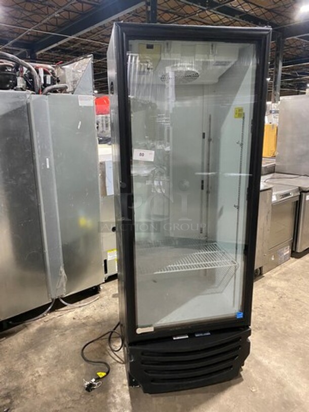 Imbera Single Door Refrigerated Reach In Cooler Merchandiser! With View Through Door! Model: G319CO2 SN: 111150813014 115V 60HZ 1 Phase