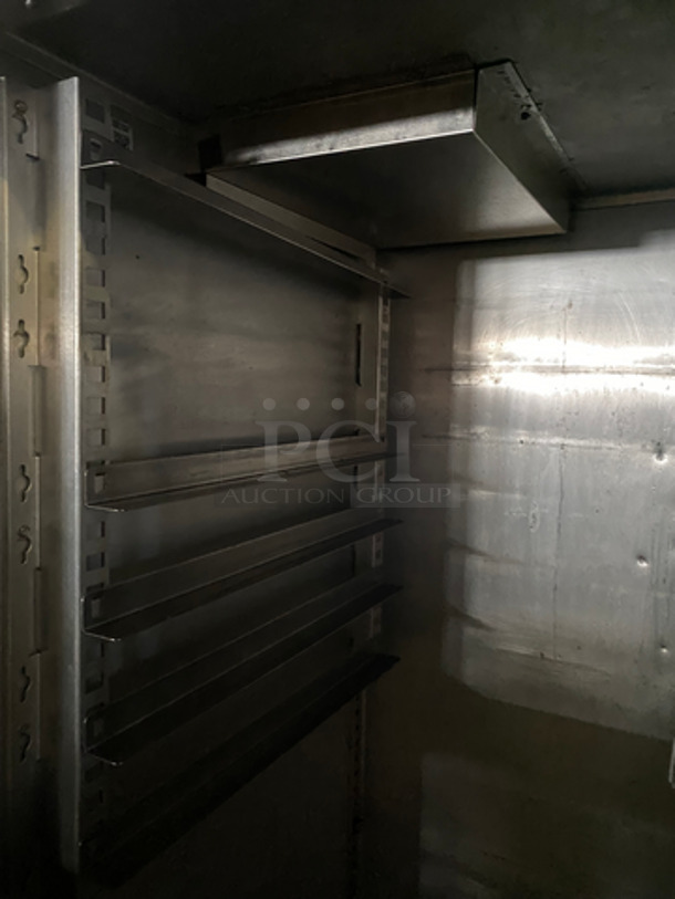 Victory Commercial Split Door Refrigerator! With Metal Racks! All Stainless Steel! On Legs! NOT TESTED! - Image 5 of 7