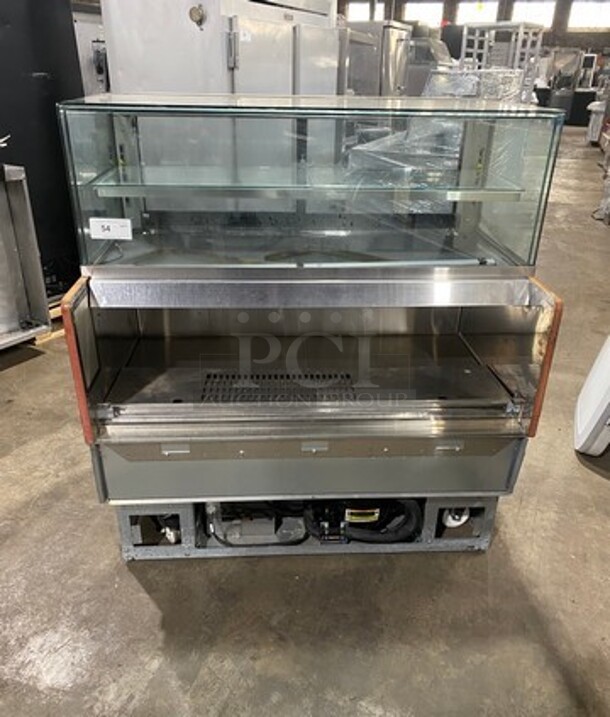 Structural Concepts Commercial Open Grab-N-Go Display Case Merchandiser! With Top Refrigerated Display Case Merchandiser! With Rear Access Doors! Model: NR4851RRSSV SN: 1316072HV338549 120V 60HZ 1 Phase - Image 1 of 9