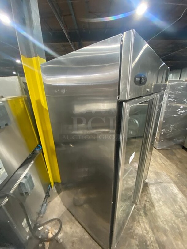 Hoshizaki Commercial 2 Door Reach In Freezer! With View Through Doors! All Stainless Steel! With Built In Pan Rack! Model CR2BFGY Serial E50251C! 115V 1Phase! - Image 2 of 12