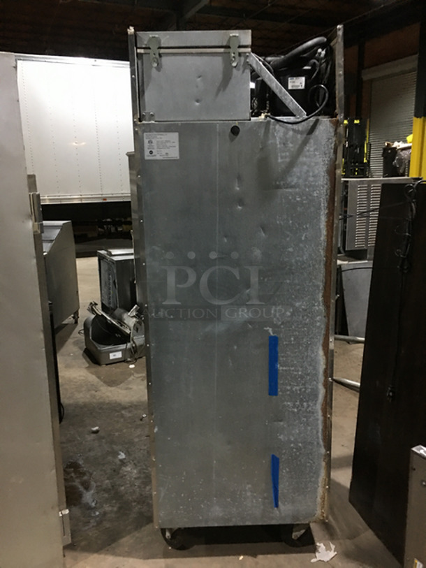 Franklin Commercial Single Door Reach In Refrigerator! With Poly Coated Racks! Solid Stainless Steel! On Casters! Model: FCR23 115V 60HZ - Image 3 of 8