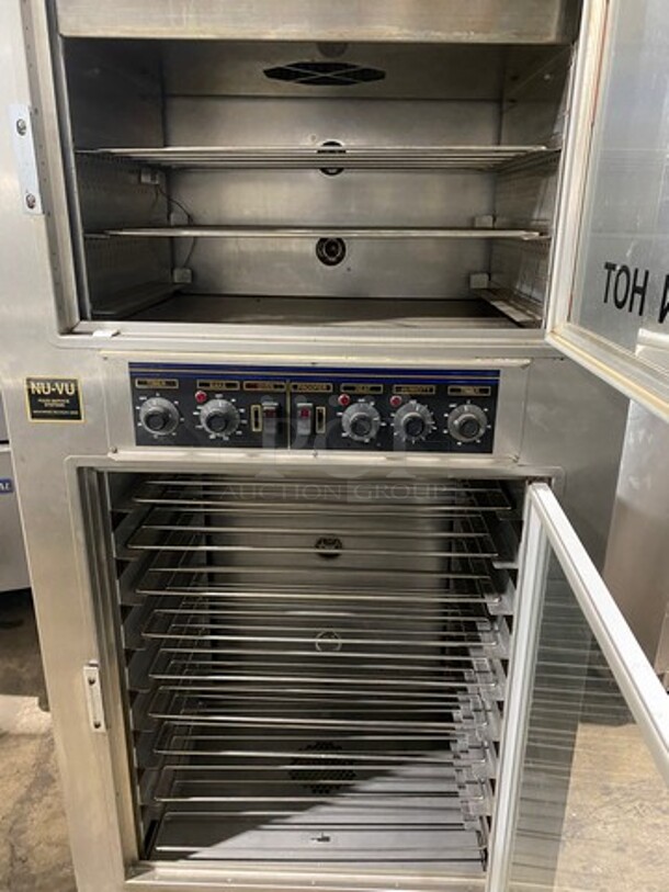 Nuvu Commercial Baking Center Oven Proofer Combo! With Metal Oven Racks! Stainless Steel! On Casters! Model: SUB123 SN: 383592000205 208V 60HZ 3 Phase - Image 5 of 9
