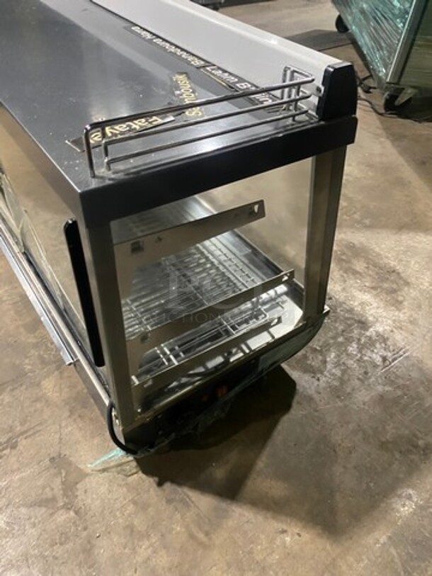 Marchia Commercial Countertop Heated Food Warming Display Case! Glass All Around Showcase Style! With Access Doors! WORKING WHEN REMOVED! Model: MHCC186 115V - Image 4 of 6