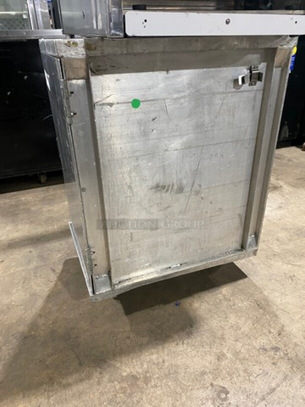 Commercial Single Door Enclosed Pan Transport Rack! Solid Stainless Steel! On Casters! - Image 3 of 6