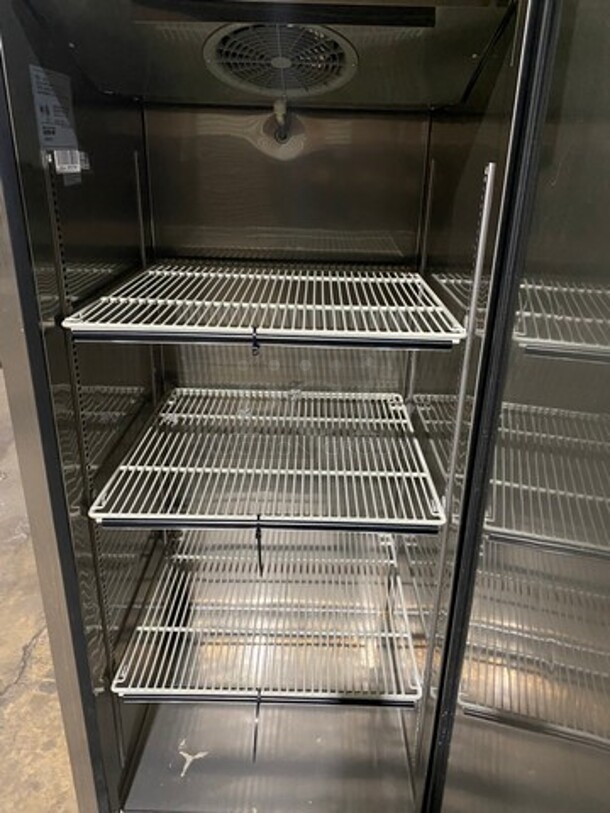 Turbo Air Commercial Single Door Reach In Freezer! All Stainless Steel! On Casters! Model: M3F241 SN: M3F2L7Y034 115V 60HZ 1 Phase - Image 5 of 10