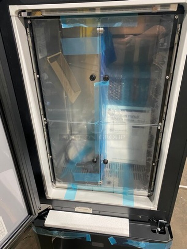 BEAUTIFUL! UNIQUE FIND! SCRATCH-N-DENT! Lumilinna Commercial Countertop/ Undercounter Single Door Slush Cooler! Using Very Precise Temperature Control, Lumilinna Can Hold Beverages Below Freezing — Without Freezing Them Solid. Water Normally Freezes At 32°F, But By Maintaining This Temperature, Lumilinna Can Store Beverages To The Coldest Temperature That Once Opened, Ice Crystals Form! Supercooled Products Crystallize When Poured, Producing A Soft Delicate Ice Slush! Model: ICESC40BXIWU SN: A19300018 115V 60HZ 1 Phase - Image 6 of 10