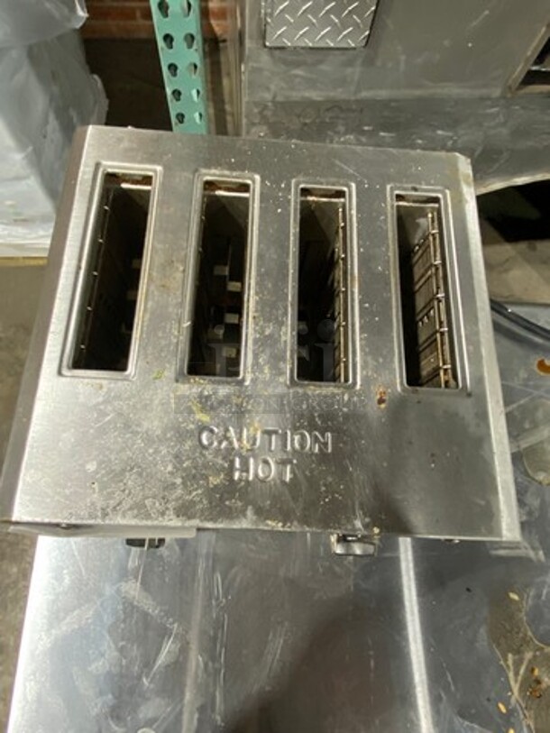 Adcraft Commercial Countertop 4 Slot Toaster! Model: CT04 SN: 07130040036 120V - Image 5 of 8