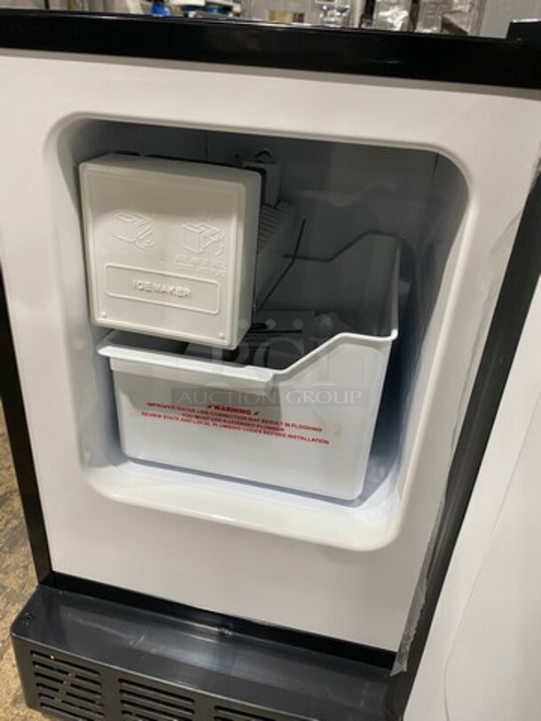 NEW! OUT OF THE BOX! SCRATCH-N-DENT! Whynter Undercounter Built In Ice Maker! 12LB Ice Capacity! All Stainless Steel! Model: UIM155 115V - Image 6 of 7