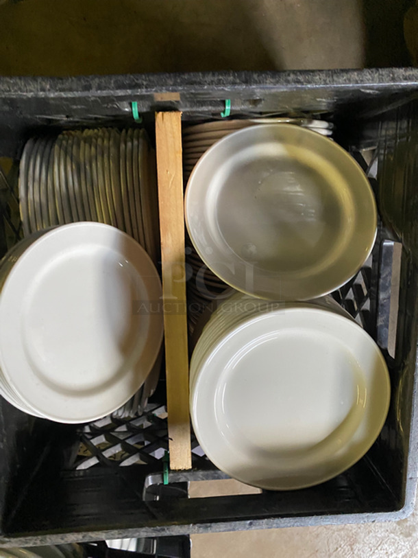 Assorted Size And Style Dishware! Includes Black Poly Crates! 3x Your Bid! - Image 5 of 9