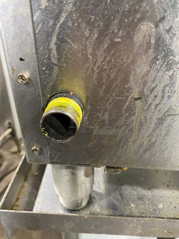 LATE MODEL! 2018 Globe Commercial Countertop Gas Powered 2 Burner Hot Plate Range! All Stainless Steel! On Equipment Stand! With Storage Space Underneath! On Legs! Model: GHP12G! Working When Removed! - Image 12 of 12