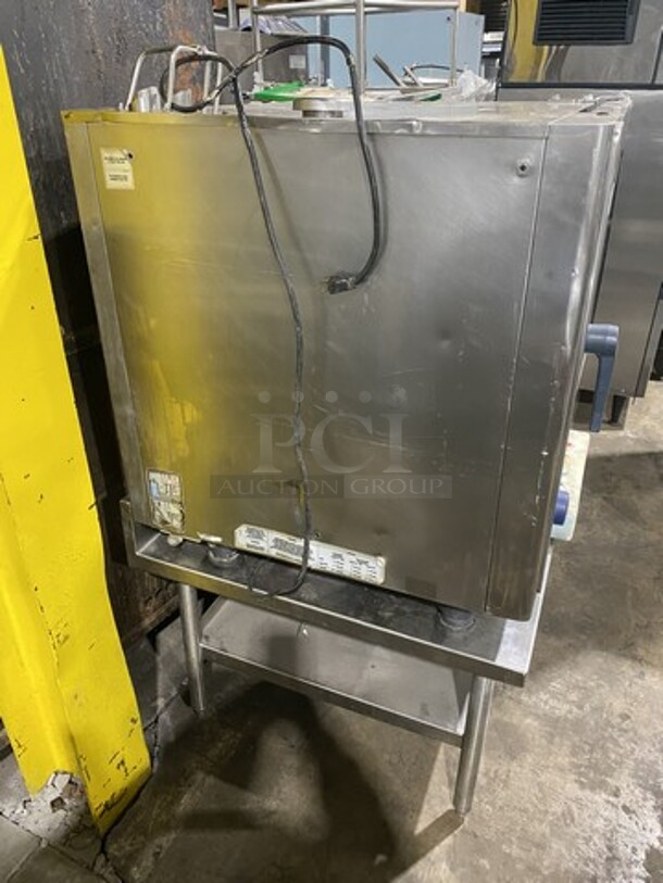 Rational Heavy Duty Commercial Clima Plus Combi Convection Oven! Model CPC6! On All Stainless Steel Equipment Stand!   - Image 2 of 9