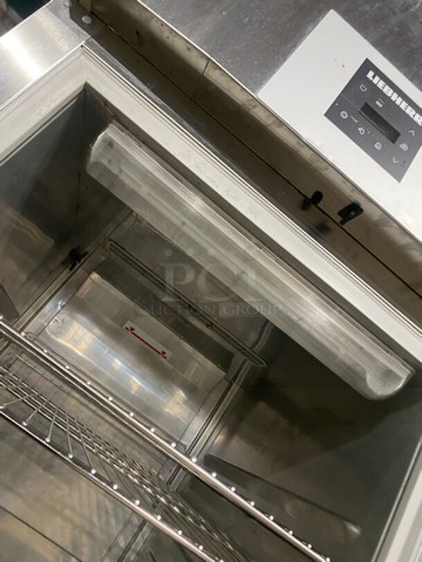 Liebherr Commercial Split Door Reach-In Freezer! Solid Stainless Steel! On Casters! Working When Removed!  Model: GFT21S2HC SN: 852253746 115V - Image 6 of 9