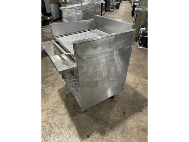 NICE! MagiKitch'N Commercial Natural Gas Powered Char Broiler Grill! With Back & Side Splashes! On Casters! - Image 2 of 7
