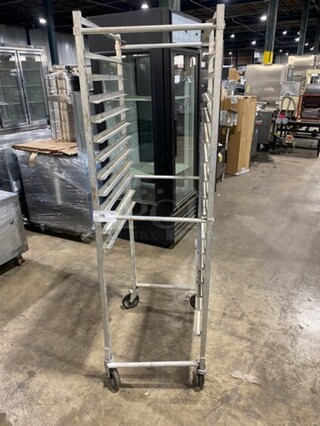 Metal Commercial Pan Transport Rack! On Casters!