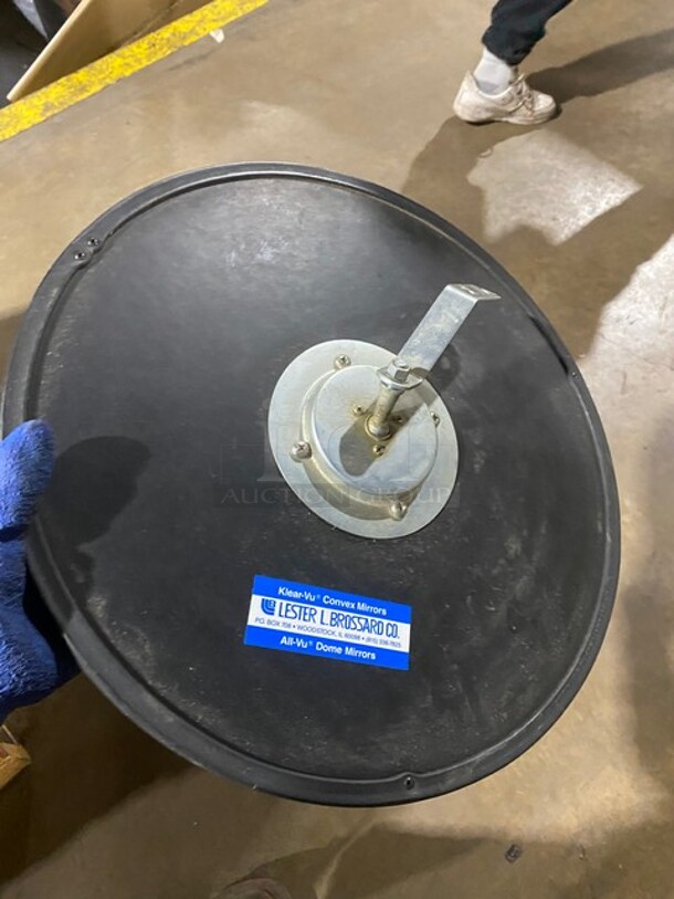 Round Convex Glass Mirror! - Image 2 of 3
