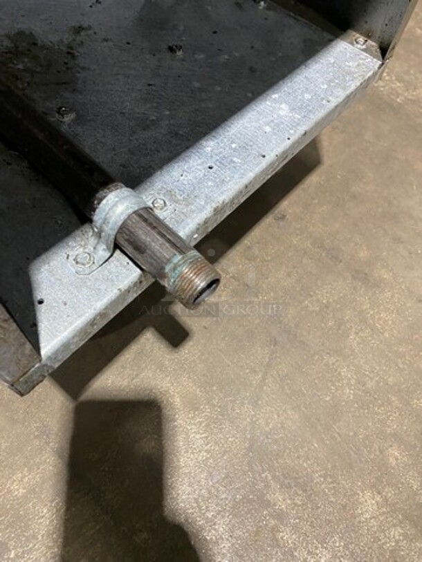 Imperial Commercial Natural Gas Powered Deep Fat Fryer! With Backsplash! With 2 Metal Frying Baskets! All Stainless Steel! On Casters! Model: IFS40 SN: 06157209 - Image 9 of 9