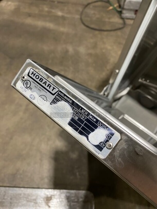 Hobart Commercial Under The Counter New Body Style Heavy Duty Dishwasher! All Stainless Steel! Model: LXER SN: 231211497 120/208V 60HZ 1 Phase - Image 7 of 8