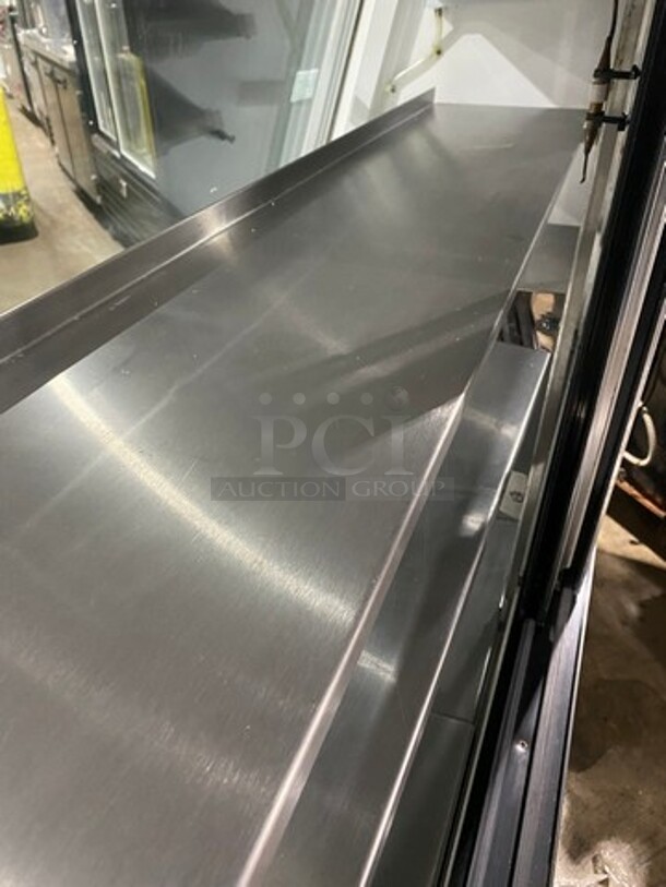 COOL! 2008 Leader Commercial Refrigerated Deli Display Case Merchandiser! With Slanted Front Glass! With Sliding Rear Access Glass Doors! All Stainless Steel! Model: HDL72SC SN: PR111471 115V 60HZ 1 Phase - Image 6 of 9