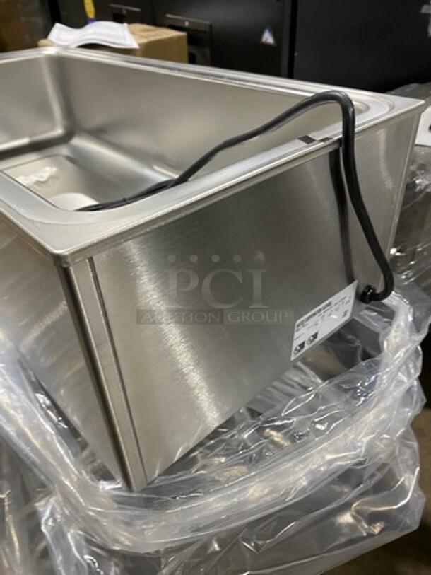 NEW! IN THE BOX! Hatco Commercial Countertop Single Well Food Warmer! All Stainless Steel! Model: HW43 SN: C624411737 120V 60HZ 1 Phase - Image 5 of 9