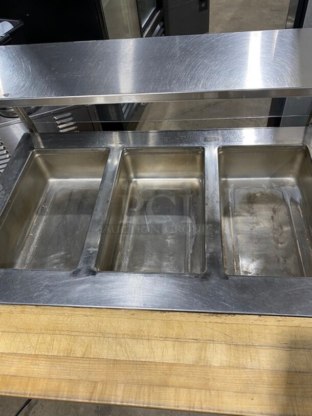 COOL! Vollrath Stainless Steel Commercial Portable Steam Table Buffet Station w/ Sneeze Guard! On Commercial Casters! MODEL 3603000000CNA 120V 1PH - Image 5 of 11