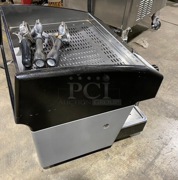 Wega Commercial Countertop Cappuccino/Espresso Machine! All Stainless Steel! Model: EVD1AT SN: 409147 110V - Image 4 of 10