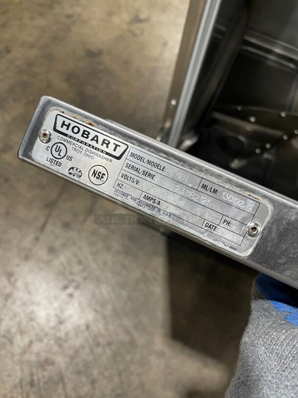 Sweet! Hobart New Body Style High Temp Commercial Undercounter Heavy Duty Dishwasher! All Stainless Steel! Model: LXEH SN: 231182121! 120/208/240V 1 Phase! - Image 7 of 7
