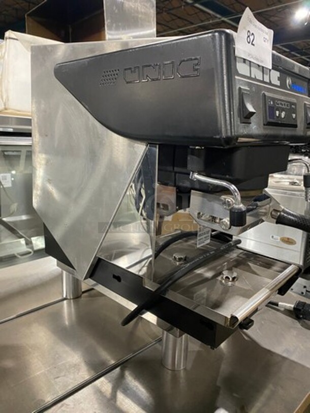 Unic Commercial Countertop Single Group Espresso Machine! Stainless Steel Body! On Legs! Model: PHOENIXI SN: 10450142 110V 60HZ 1 Phase - Image 3 of 8