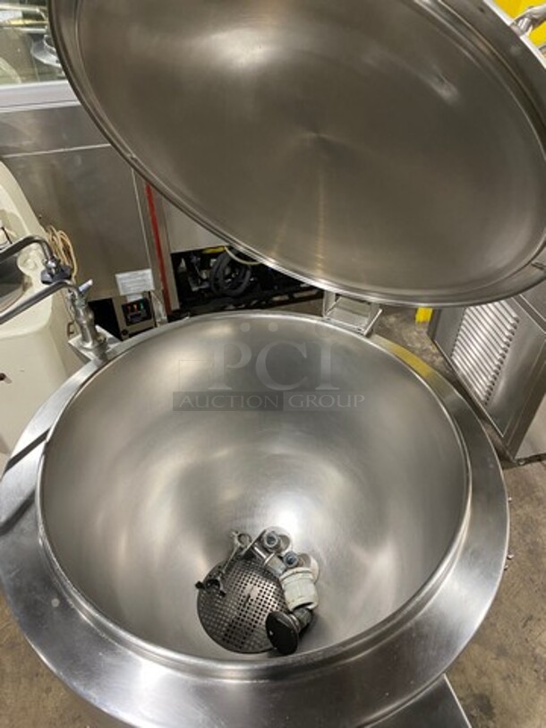 Groen Commercial Natural Gas Powered Soup Kettle! All Stainless Steel! On Legs! - Image 5 of 10