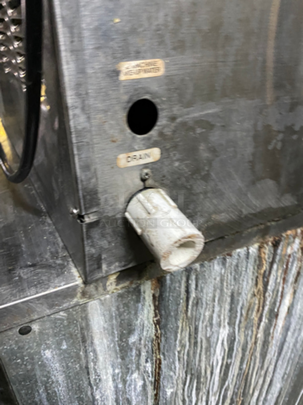 Follet Commercial Ice Machine Head! On Commercial Follet Ice Bin! All Stainless Steel! On Legs! 2x Your Bid Makes One Unit! Model: MCD400A 115V 60HZ 1 Phase - Image 8 of 9