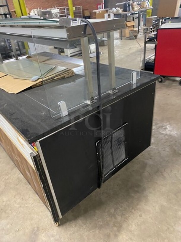 Amtekco Commercial Marble Top Heated Pizza Display Case! With Sneeze Guard! 120/208V 1 Phase - Image 2 of 10