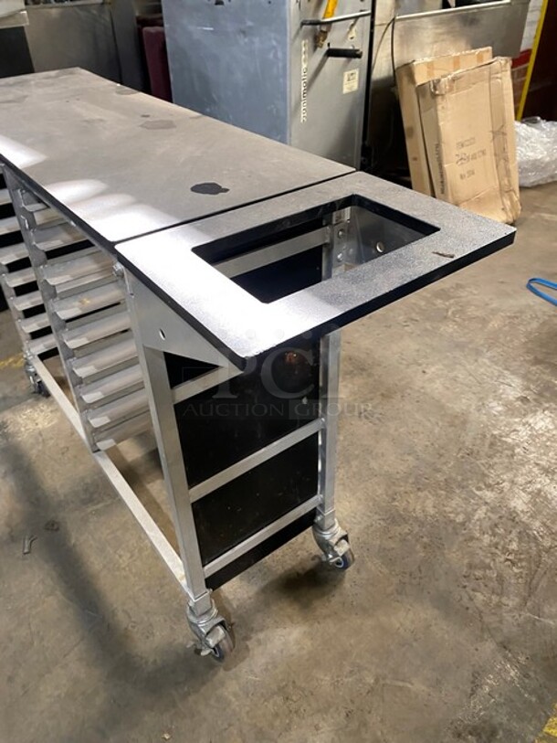 SPG Commercial Pa Transport Rack! All Stainless Steel!  - Image 2 of 6