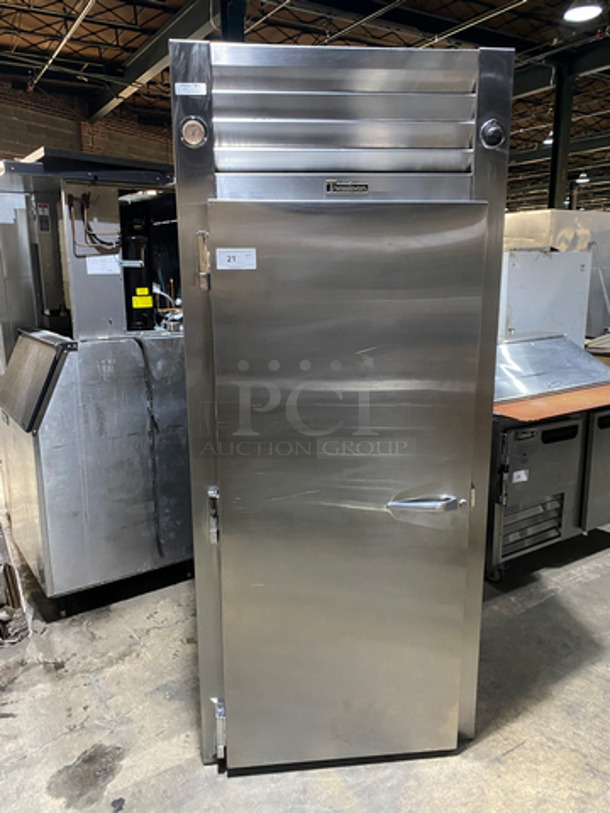 Traulsen Single Door Pass Through Heated Proofer/Food Warming Cabinet! All Stainless Steel! 115V 1 Phase - Image 1 of 8