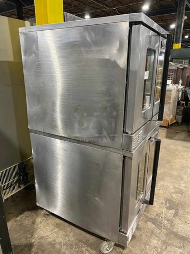Garland Commercial Gas Powered Double Deck Convection Oven! With View Through Doors! Metal Oven Racks! All Stainless Steel! On Casters! 2x Your Bid Makes One Unit! - Image 3 of 8
